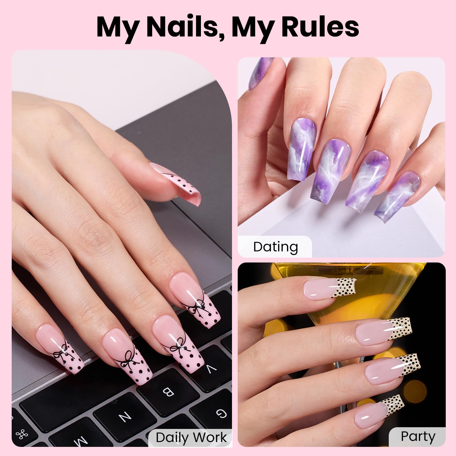 Beetles Nail Glue Gel 15g hands‑free bonding tips securely