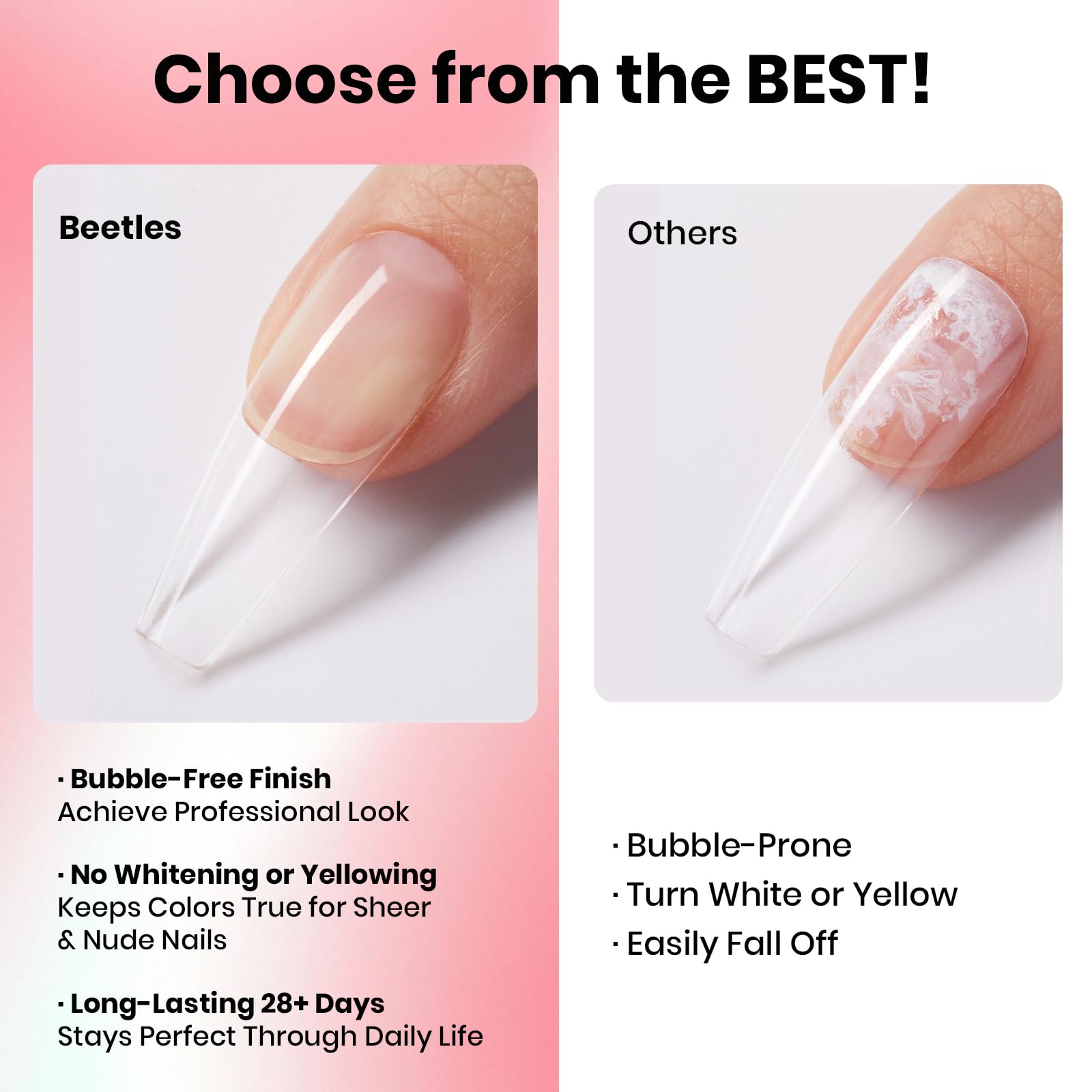 Beetles Nail Glue holds rhinestones and small nail art securely.