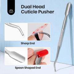 Beetles Nail Glue Remover dual-ended cuticle tool for easy lifting and cleanup.