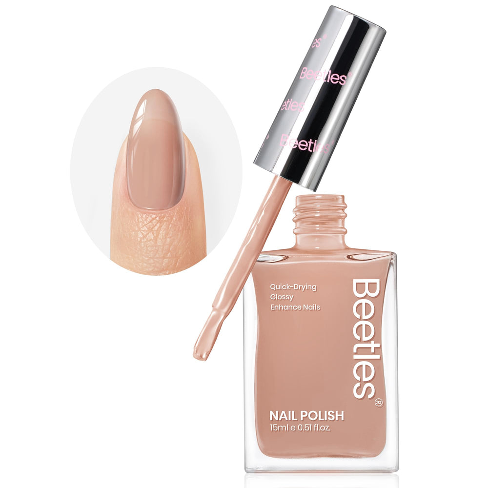 Beetles Gel Polish removal friendly formula with standard remover.