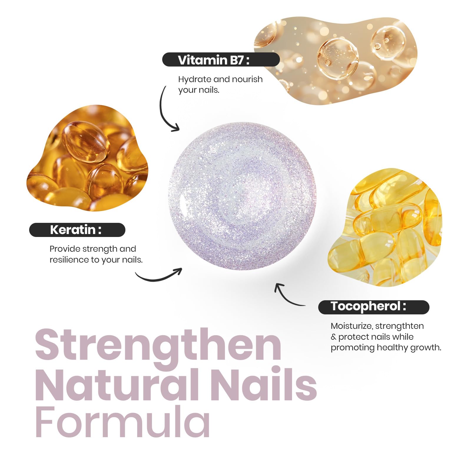 Beetles Milky Way long-lasting shine on nails in everyday wear