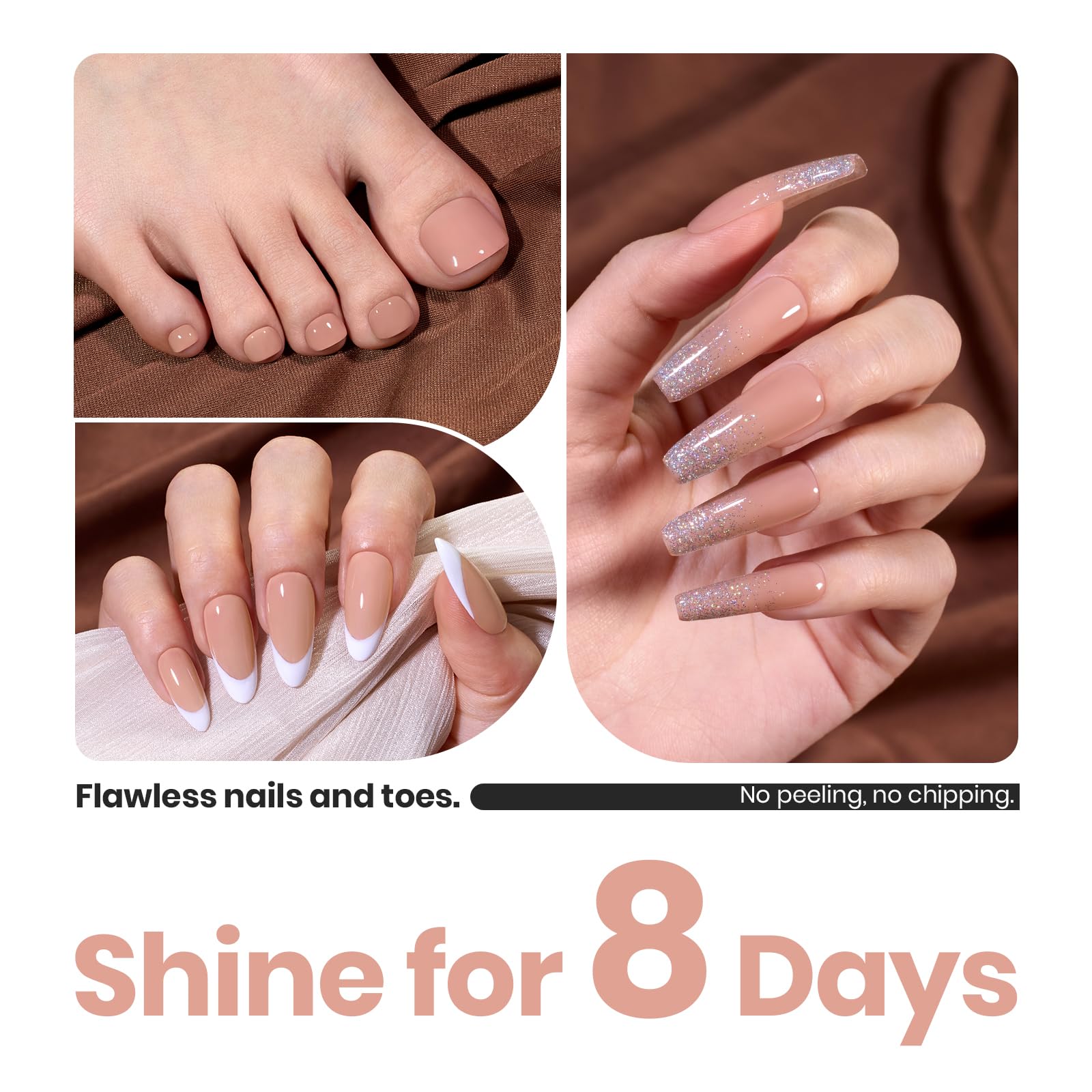 Beetles Gel Polish brush providing smooth application for even coverage.