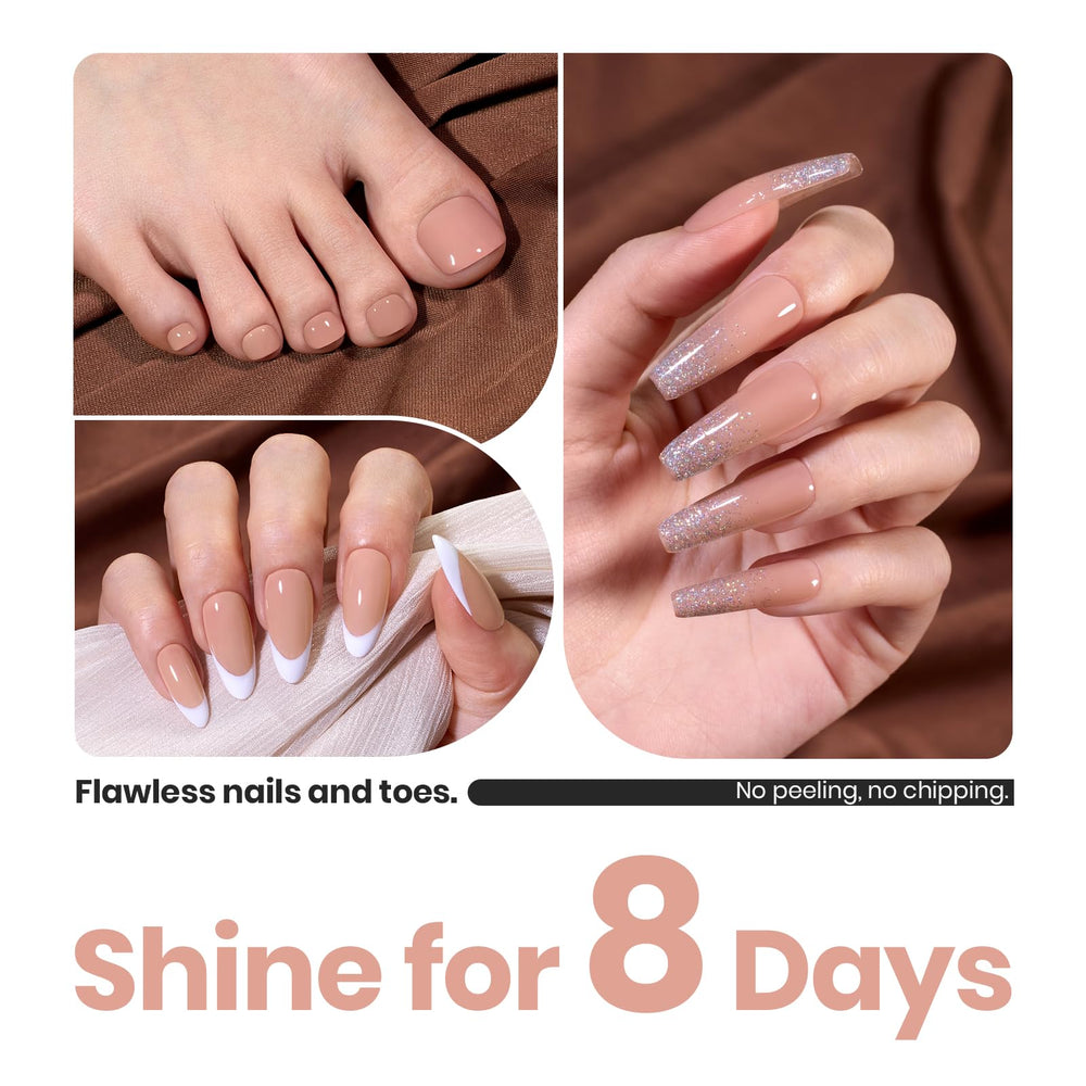 Beetles Gel Polish brush providing smooth application for even coverage.