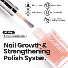 Beetles nude shimmer finish swatch highlights smooth gloss
