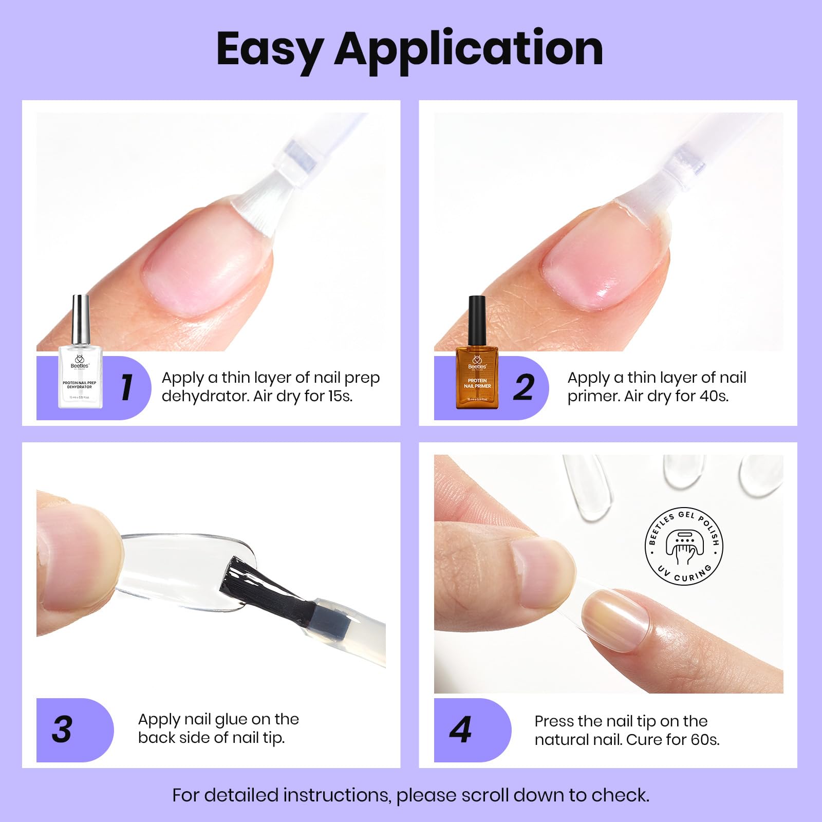 Beetles nail primer air-dry prep tips for easy DIY use.