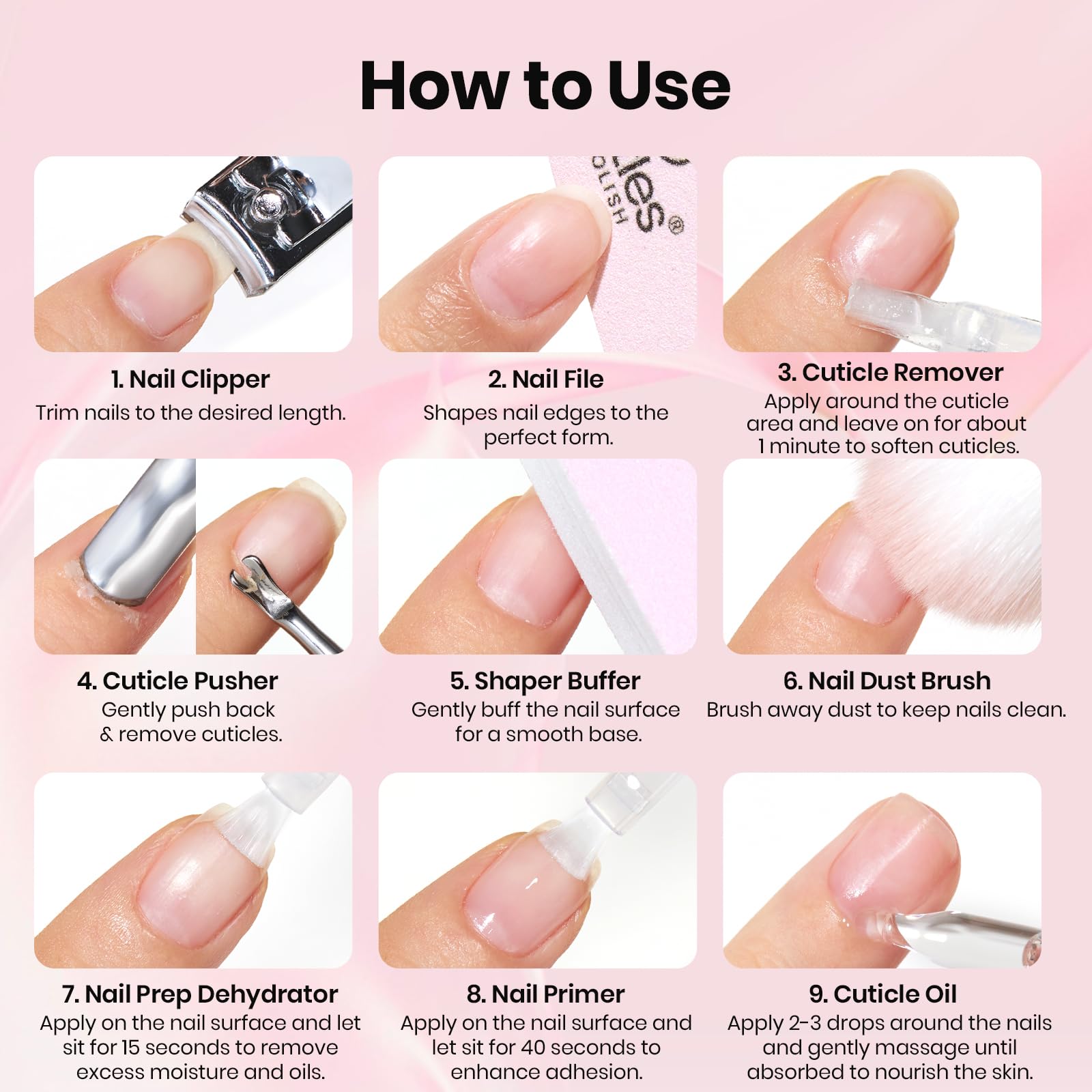 Beetles Nail Primer and Dehydrator duo supports better adhesion