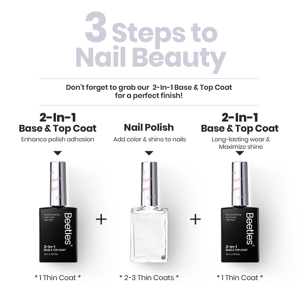 Beetles Nail Strengthener fast air-dry in 1-2 minutes without lamp.