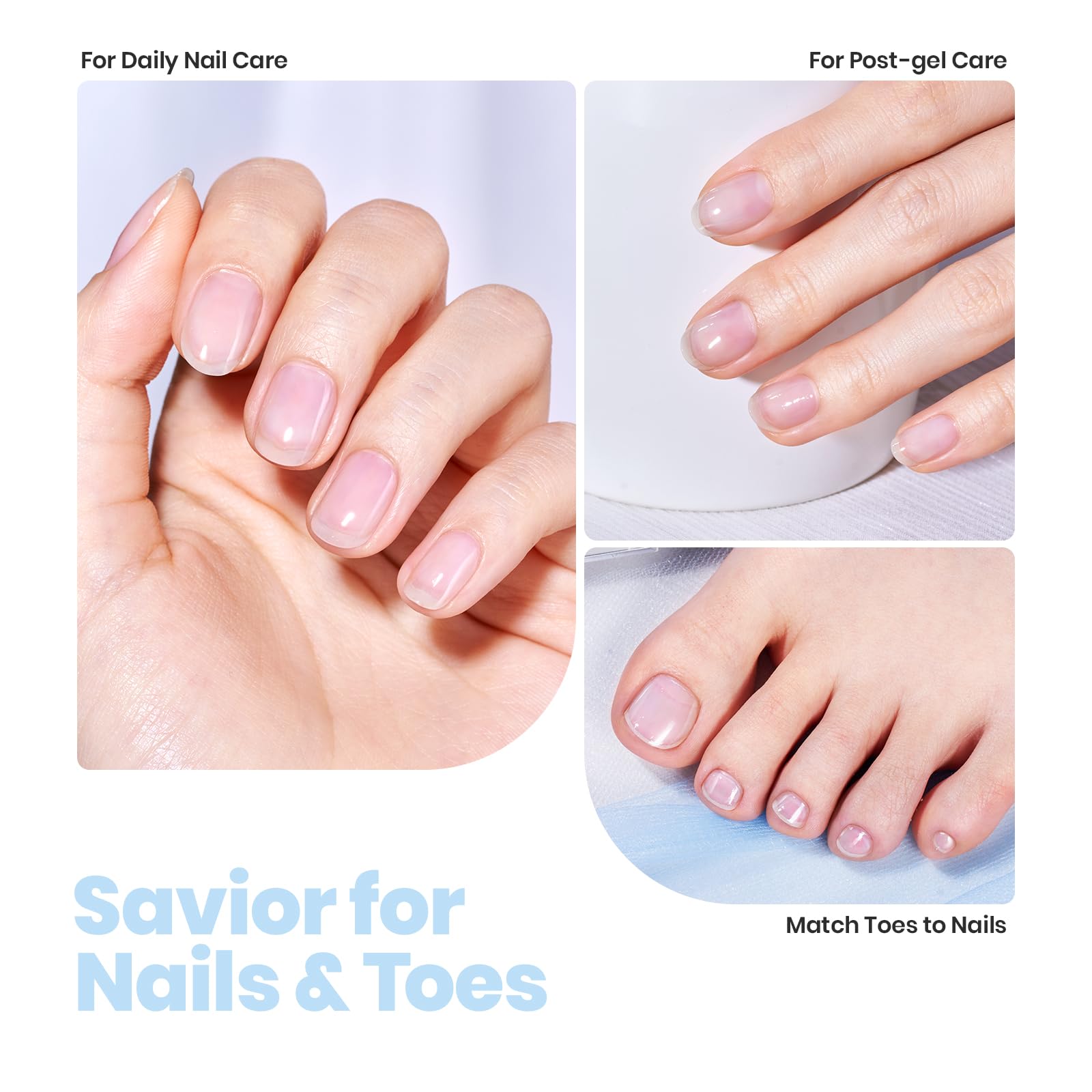 Beetles Nail Strengthener for damaged nails supports smoother, healthier-looking nails