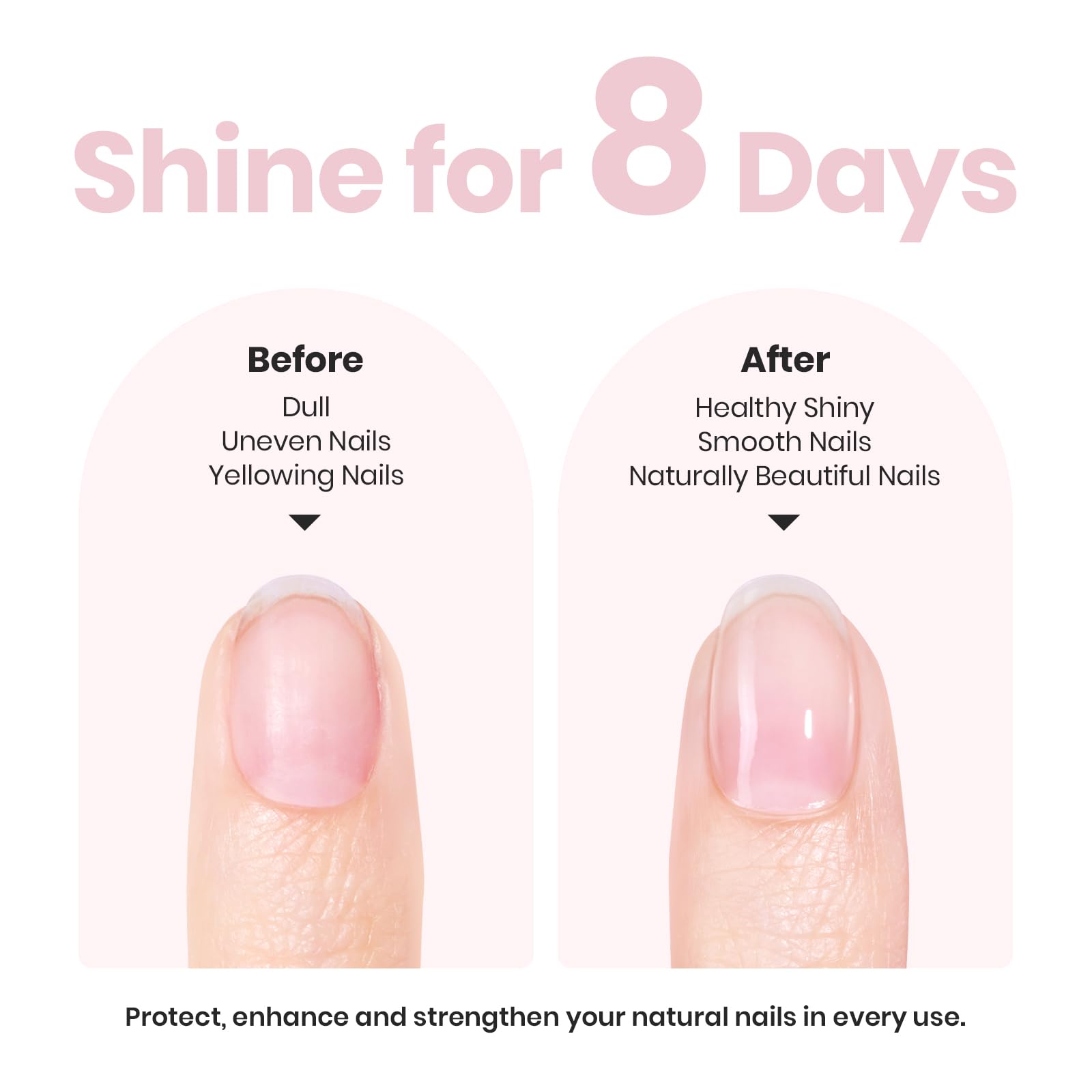 Beetles Pink Shine safe for daily use on delicate nails.