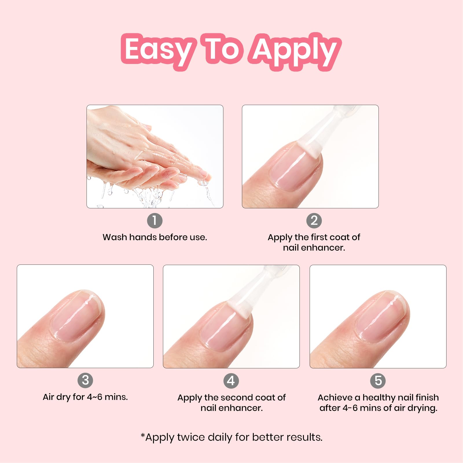 Beetles Nail Strengthener for thin nails supports growth and resilience.