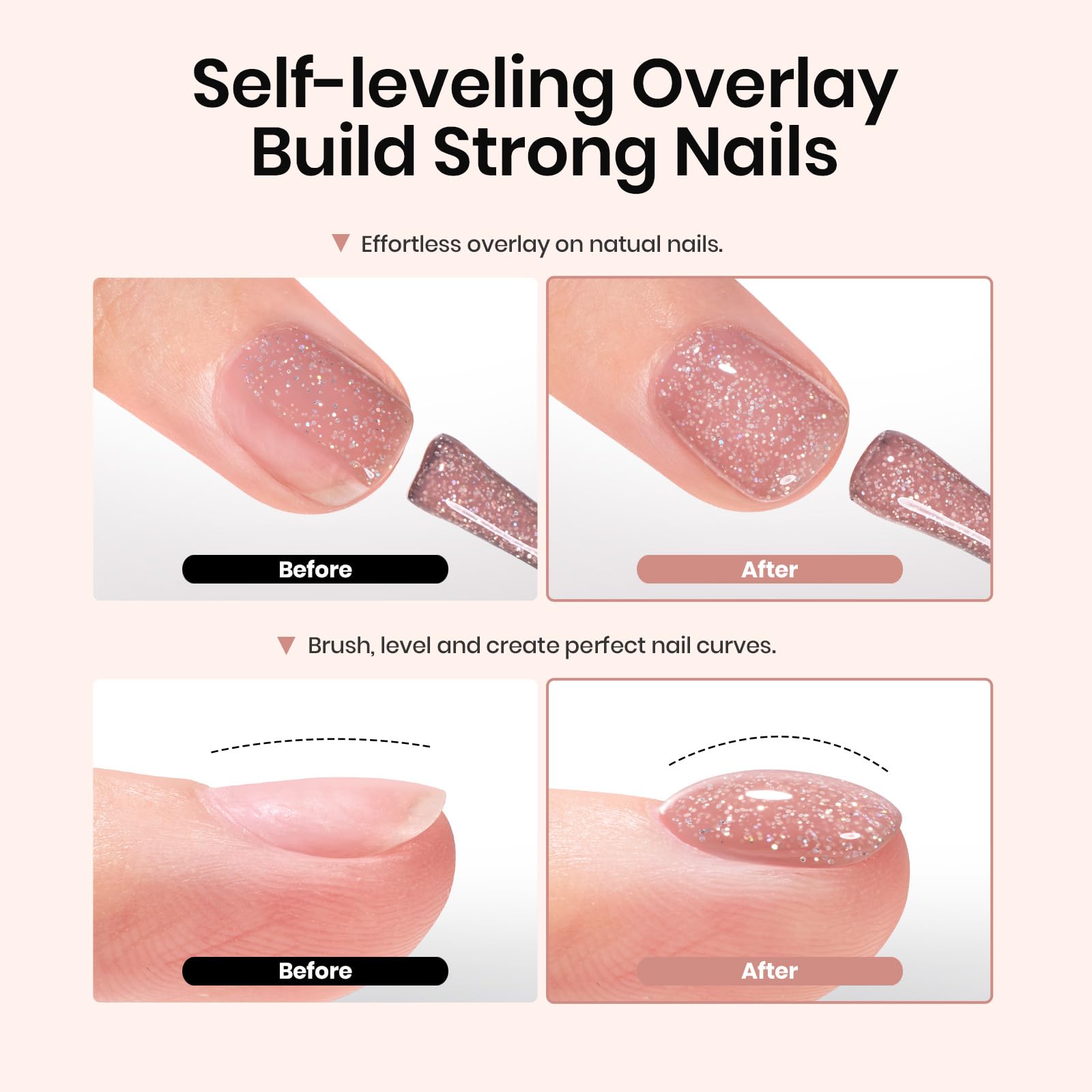 Beetles nail-strengthening repair action for brittle nails