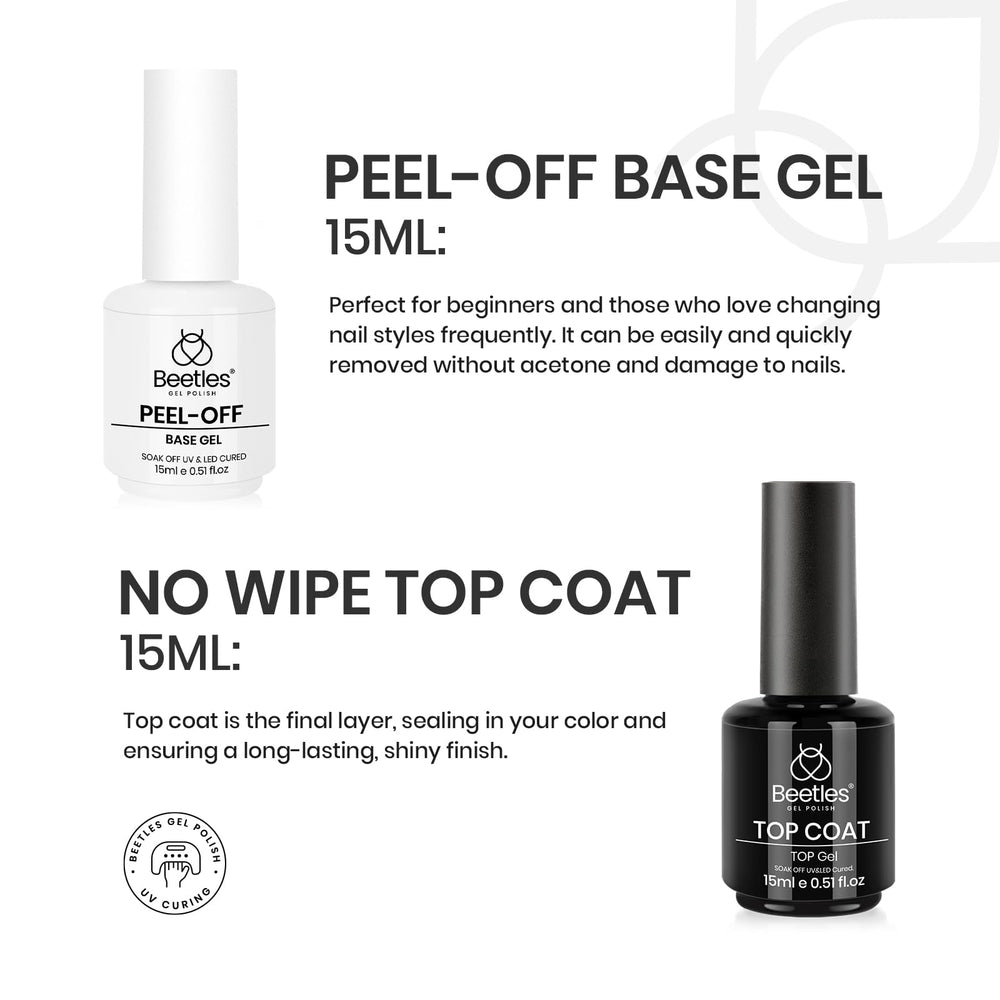 Beetles nails after application show long-lasting shine and smooth finish
