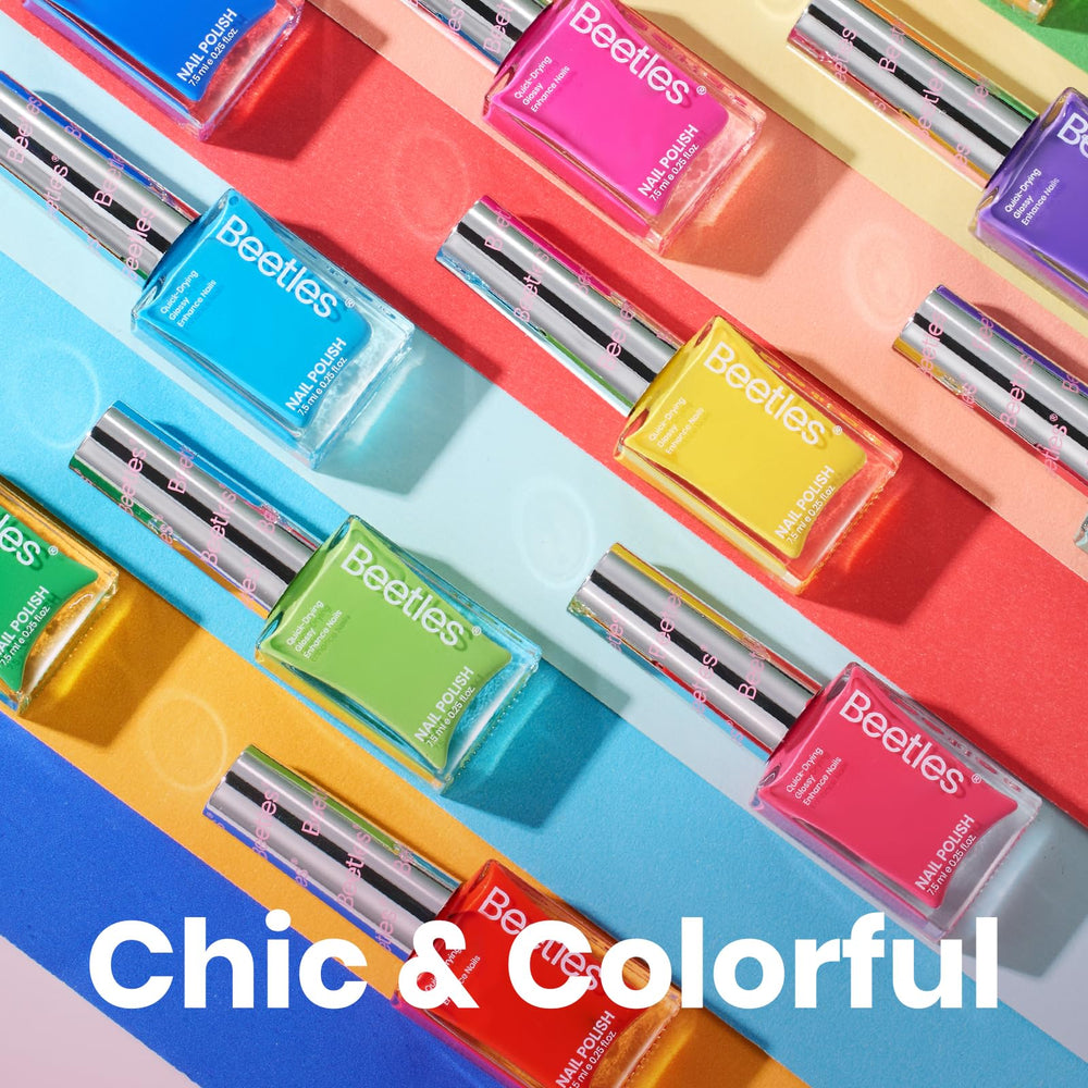 Beetles Neon Nail Polish Gift Pack, perfect for holidays.