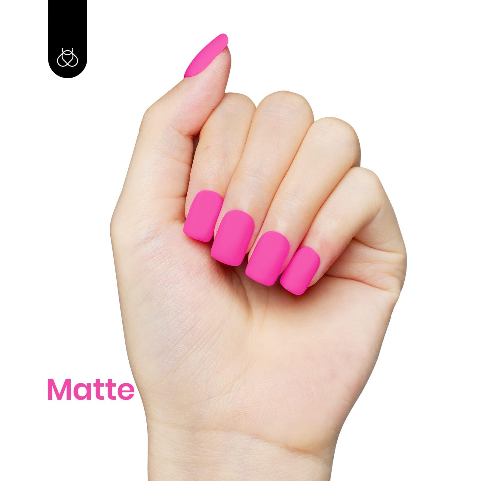 Beetles bottle with neon pink shade for salon and home use