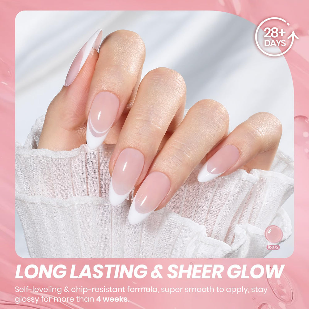 Beetles Nude Pink gel cures in 60-120 seconds for speed