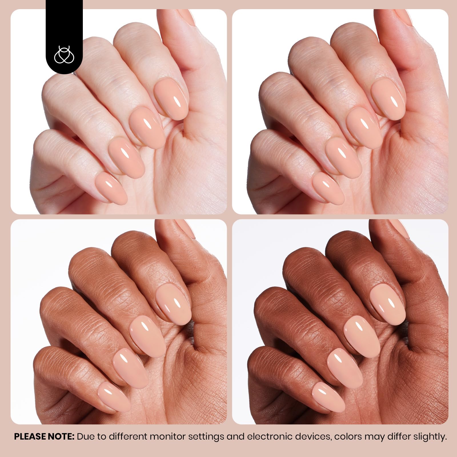 Beetles nude fall gel polish under UV/LED curing for durable color