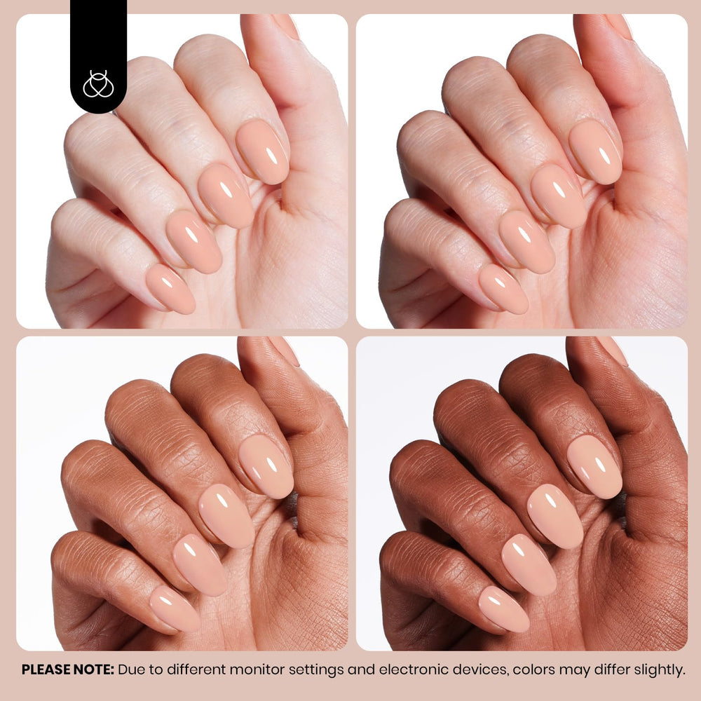 Beetles nude fall gel polish under UV/LED curing for durable color