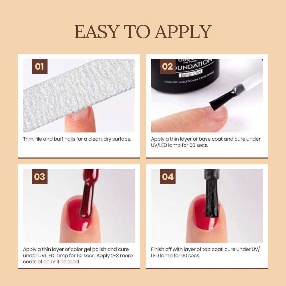 Beetles Nude Gel Polish packaging and lamp-ready setup for home use.