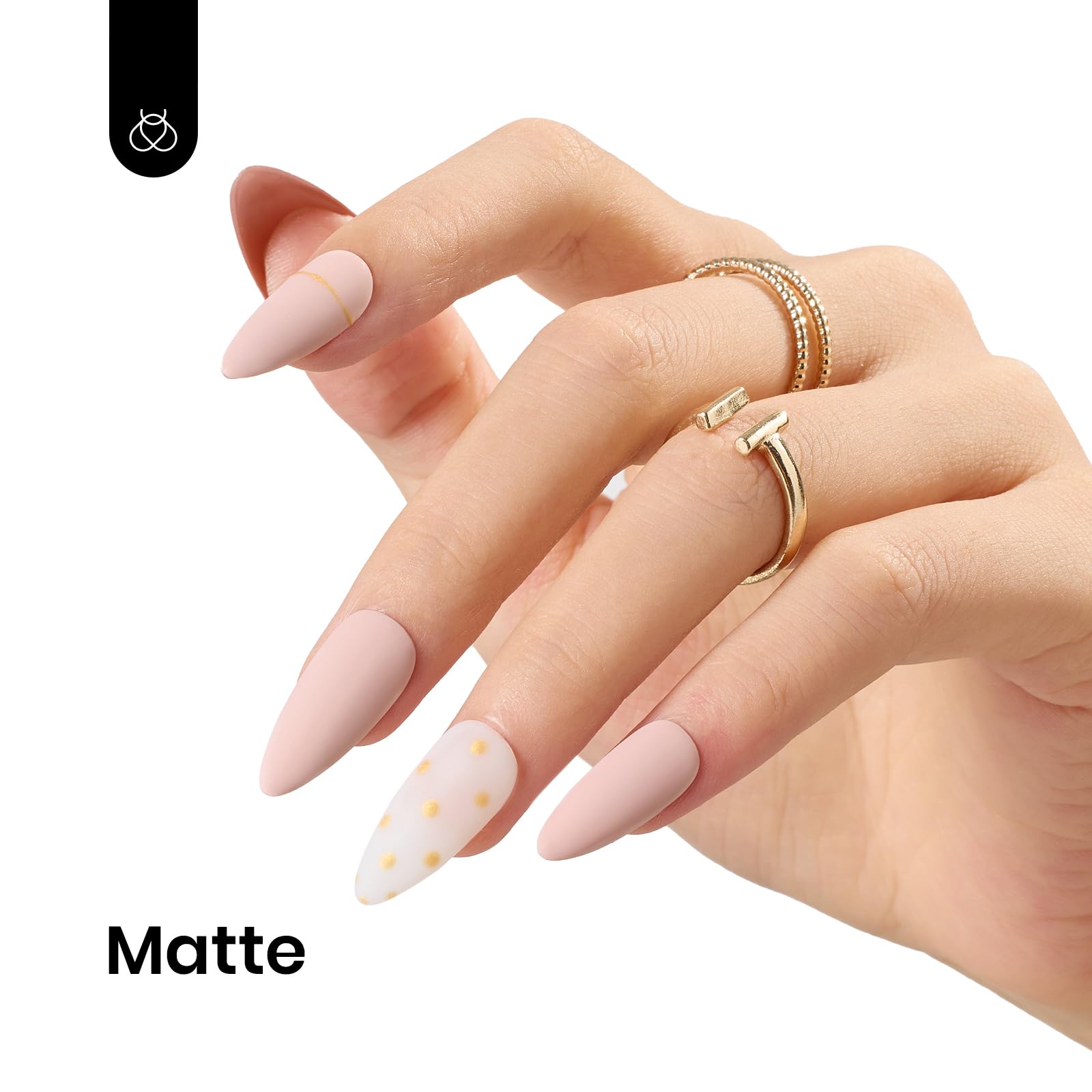 Beetles Nude Gel Polish application scene with easy base and top coat layering.
