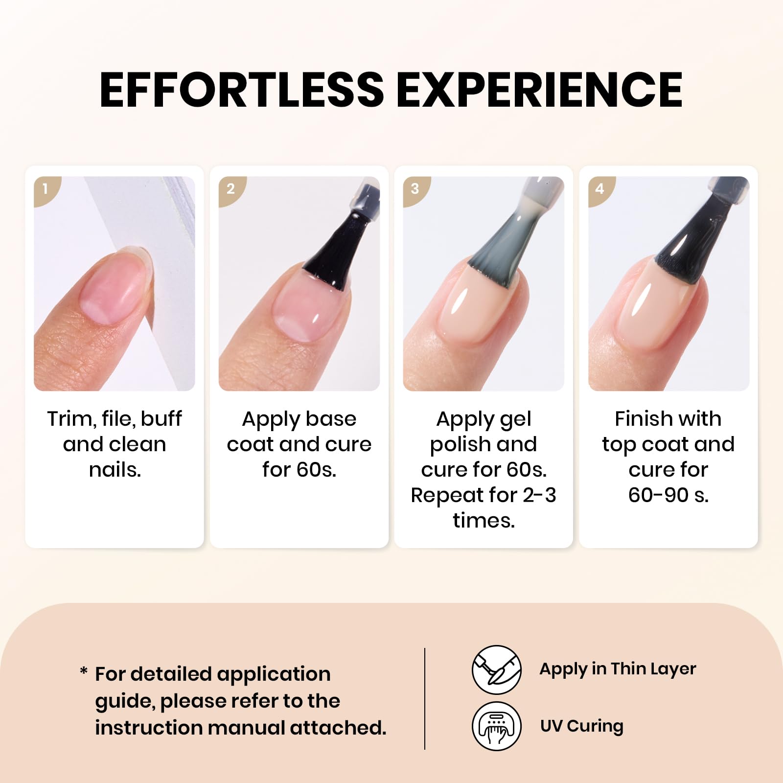 Beetles nude gel polish gift-ready packaging for beauty lovers.