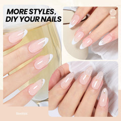 Beetles nude gel polish high gloss finish for durable shine.