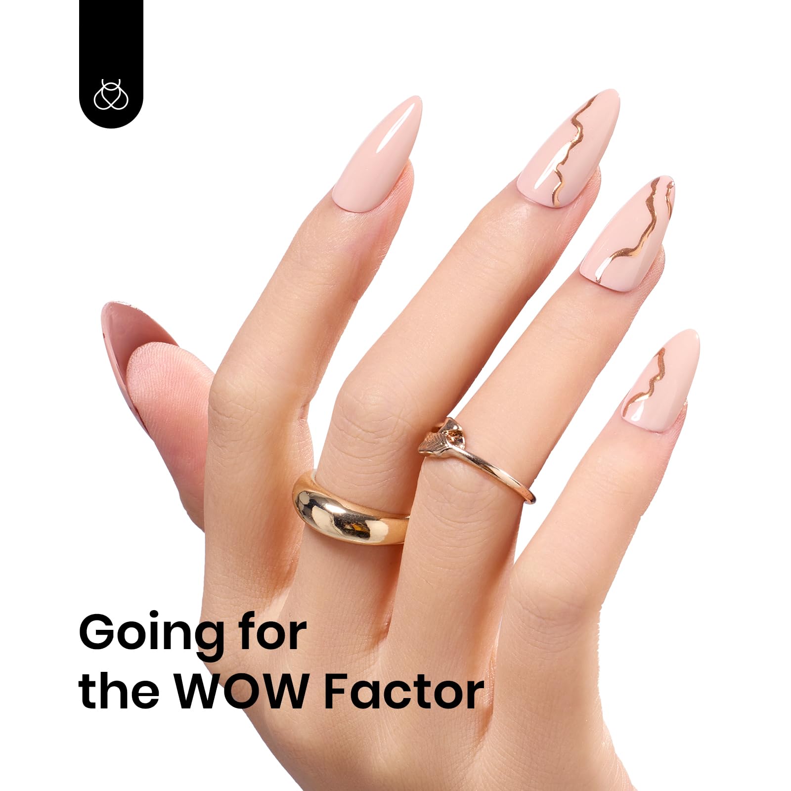 Beetles Nude Gel Polish box packaging for at-home manicure choices.