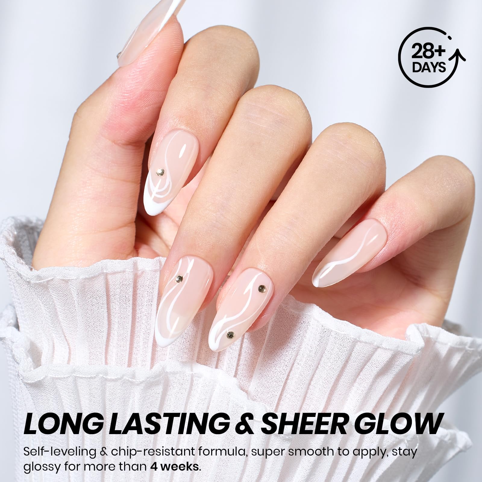 Beetles nude gel polish UV cure in 60-120 seconds.