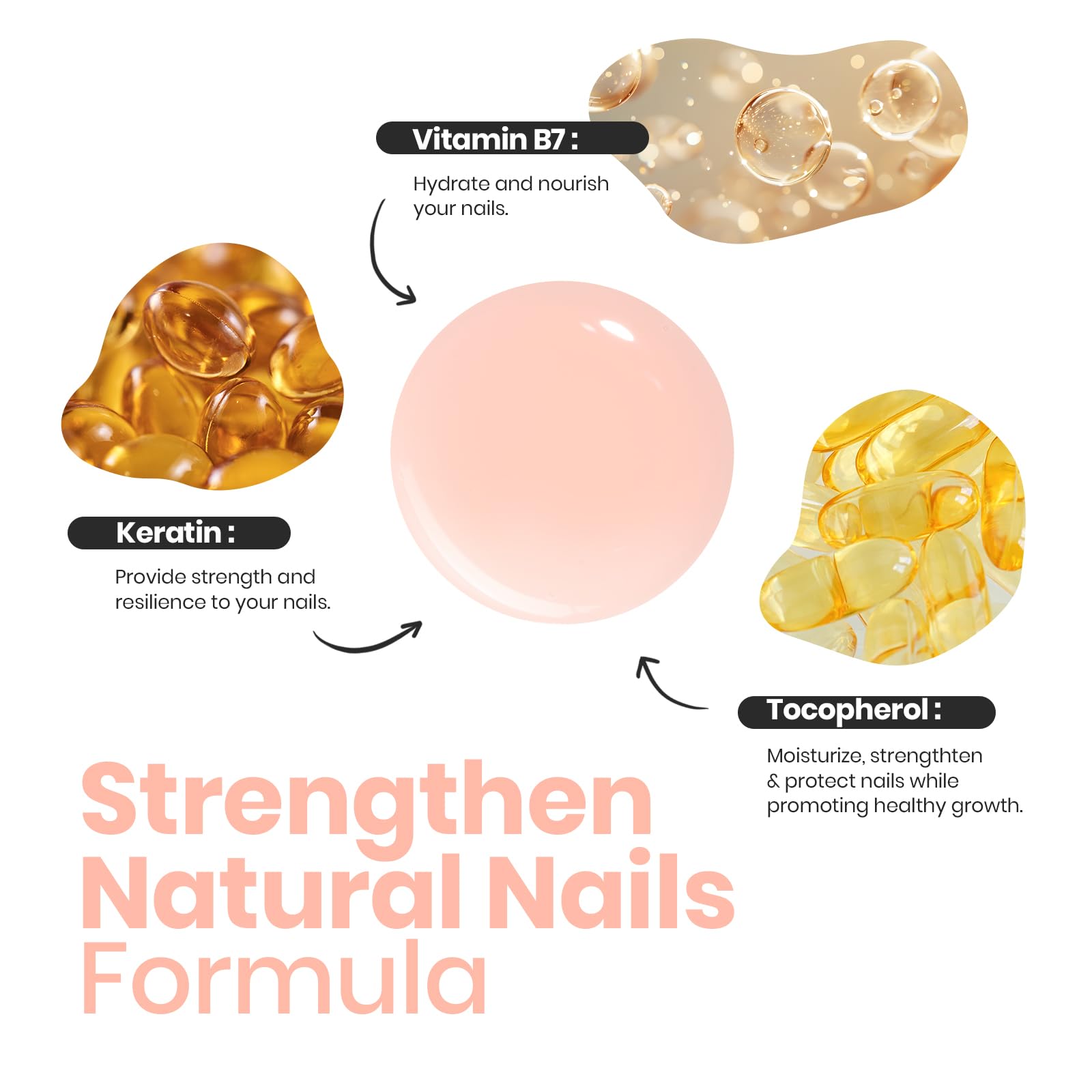 Beetles Nude Nail Polish gloss offering lasting shine and natural color.
