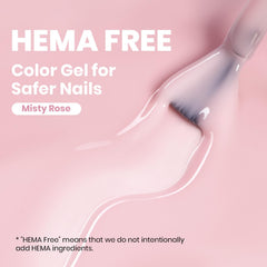 Beetles Nude Pink cap closeup highlighting glossy gel finish for at-home wear