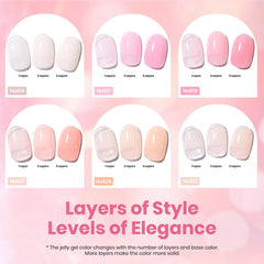 Beetles Na617 bottle showing blush shade for delicate everyday nails.