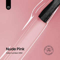 Beetles Nude Pink swatches demonstrating buildable jelly color and shine.