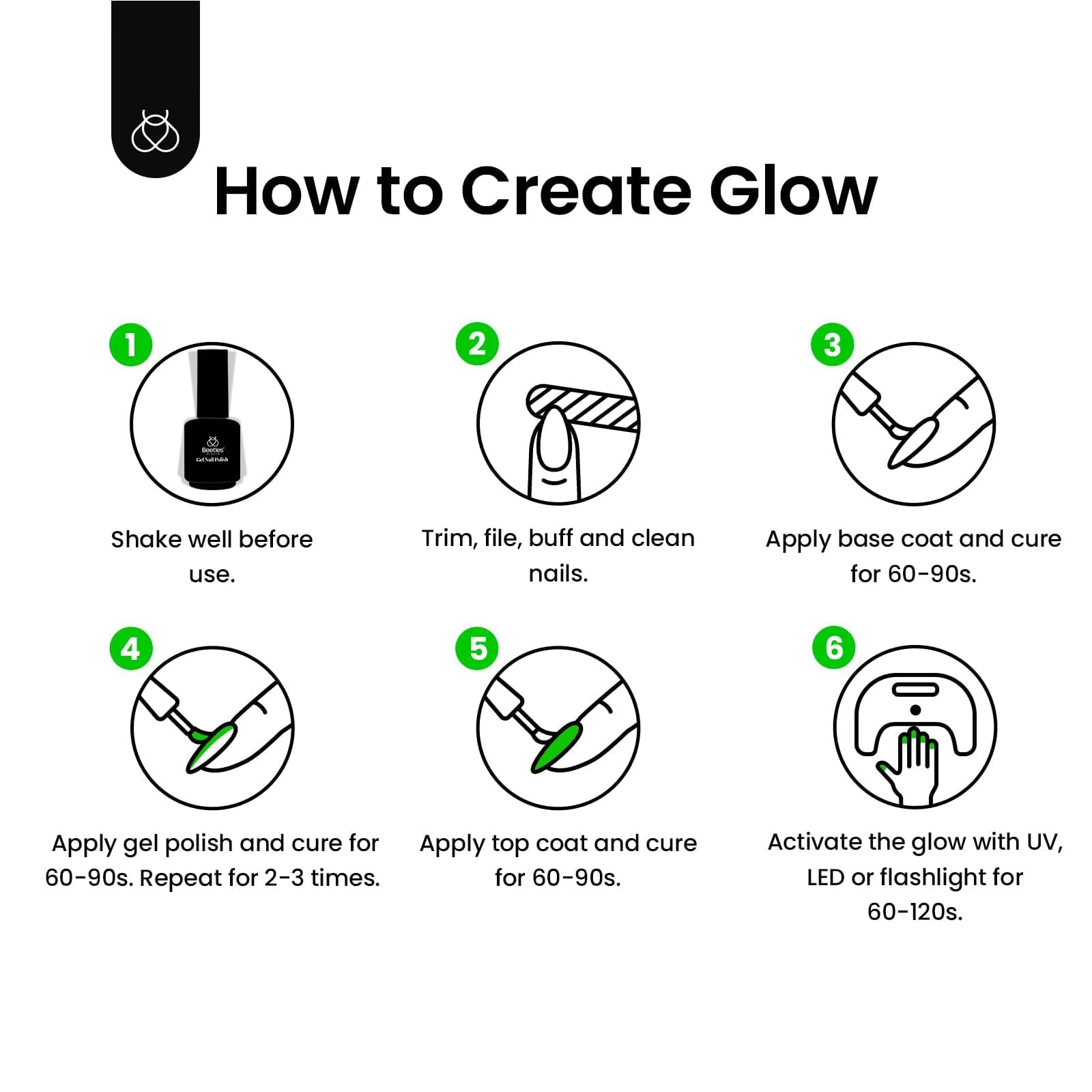 Beetles packaging and safety tips for nail polish use