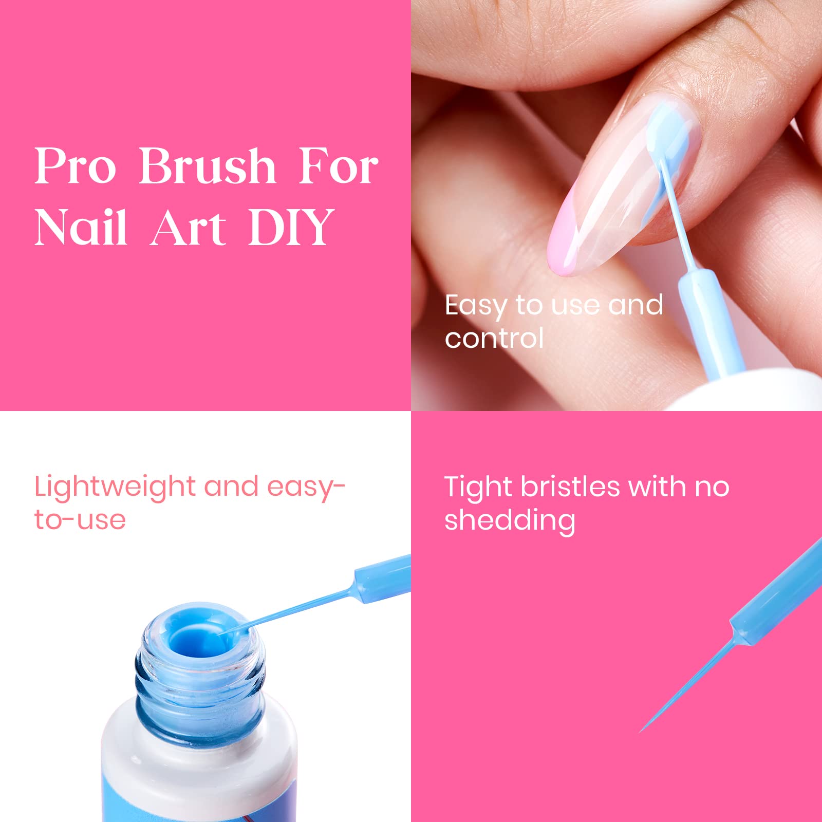 Beetles Pastel Gel Liner Set DIY nail art steps inspire creativity