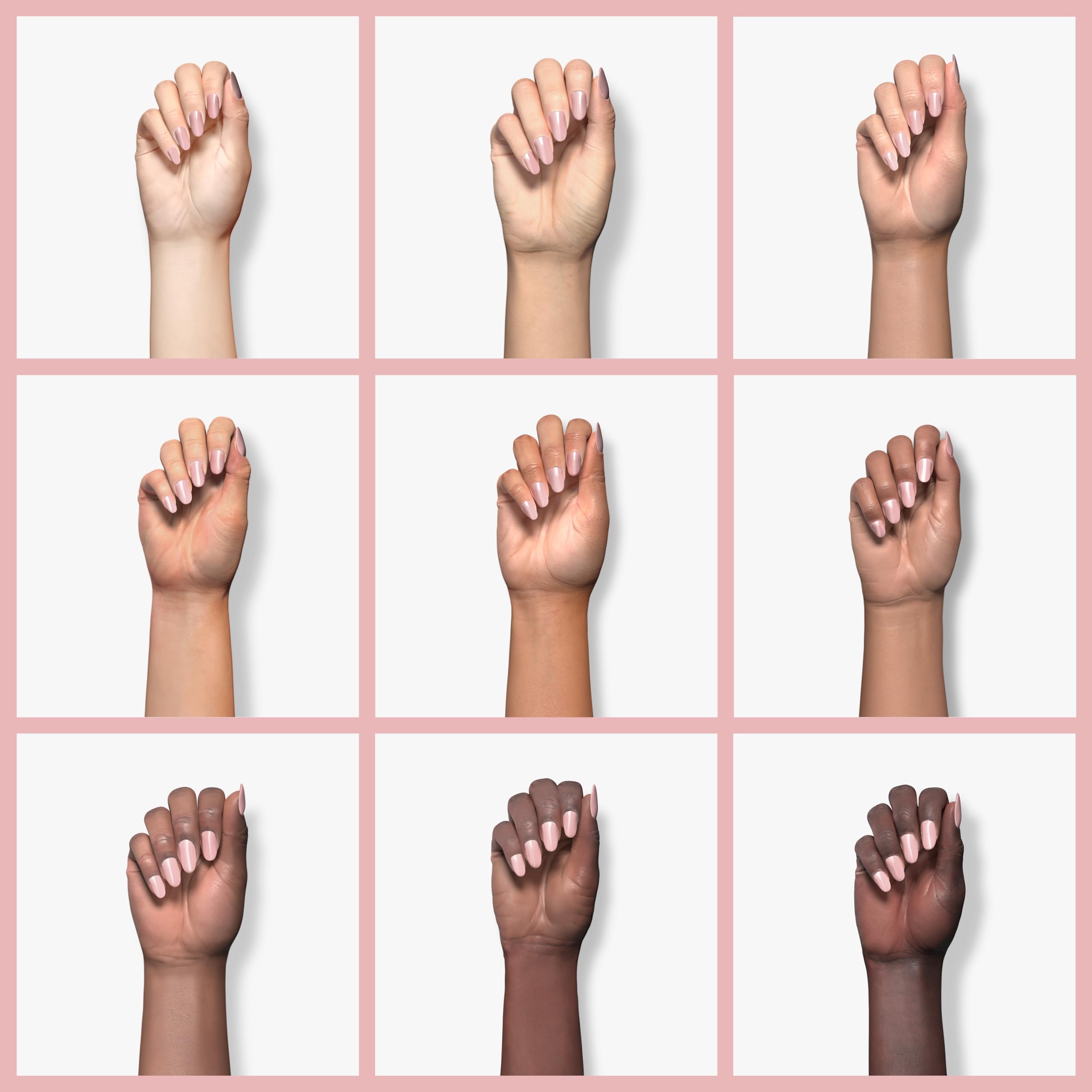 Beetles nude pink gel polish shade suitable for everyday wear.