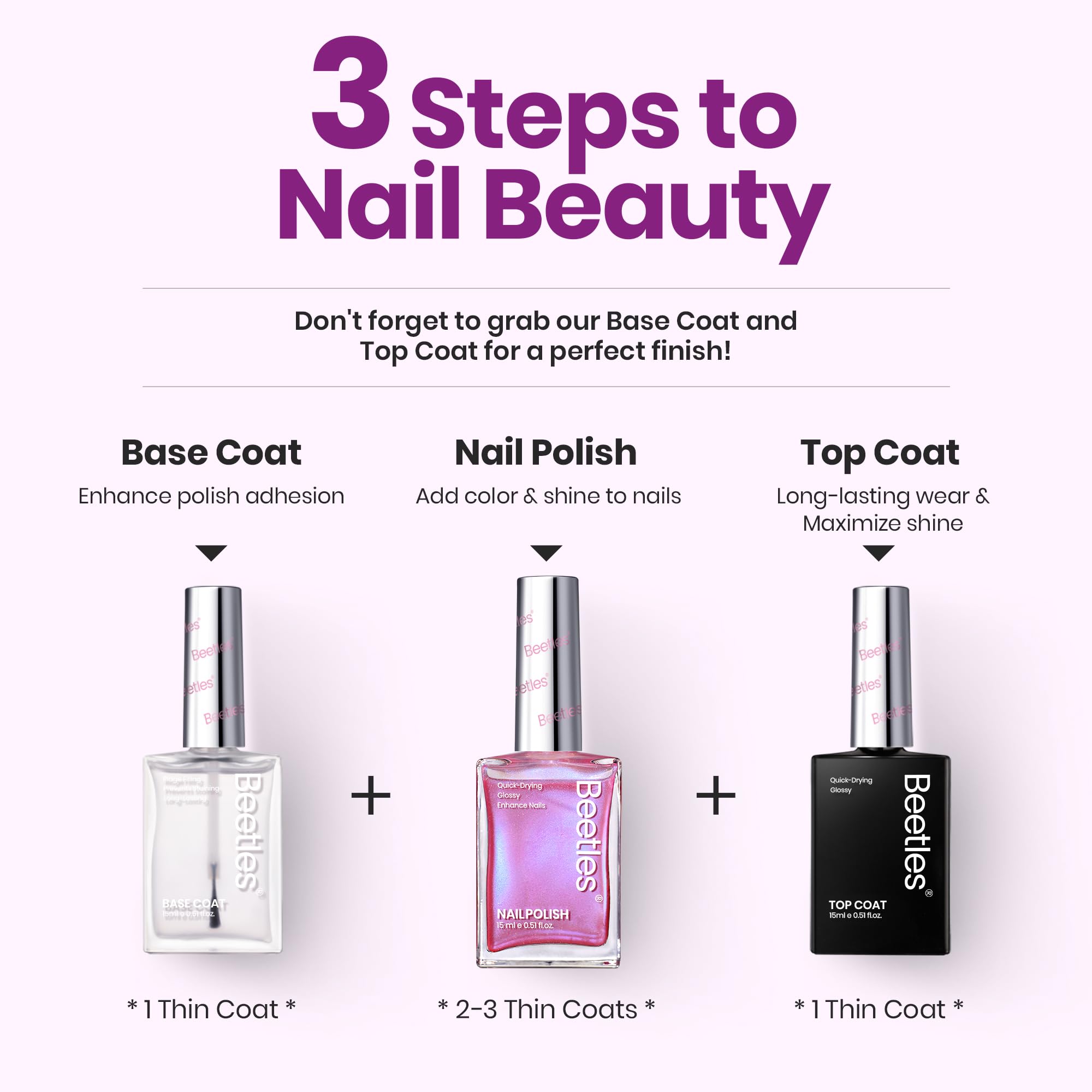 Beetles Rosy Dream bottle showcases romantic manicure in packaging