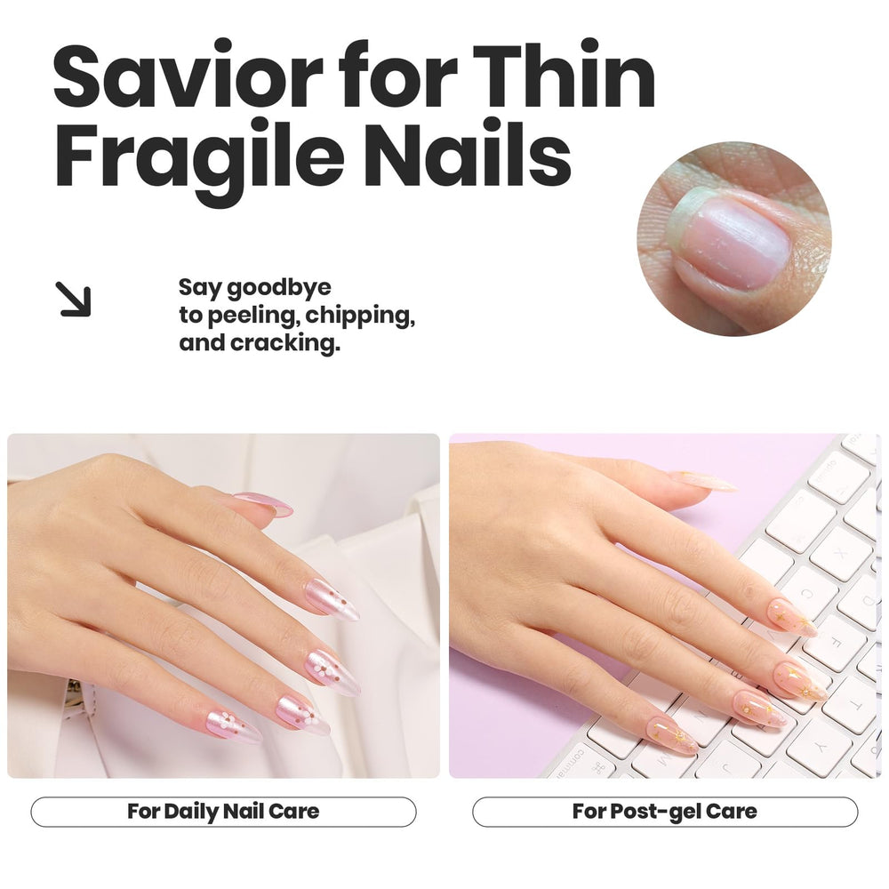 Beetles Pearl White nail polish offers luminous base shade.
