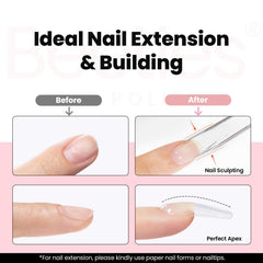 Beetles pink builder gel application showcases 9-in-1 versatility