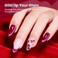 Beetles gel polish long wear and shine on nails.