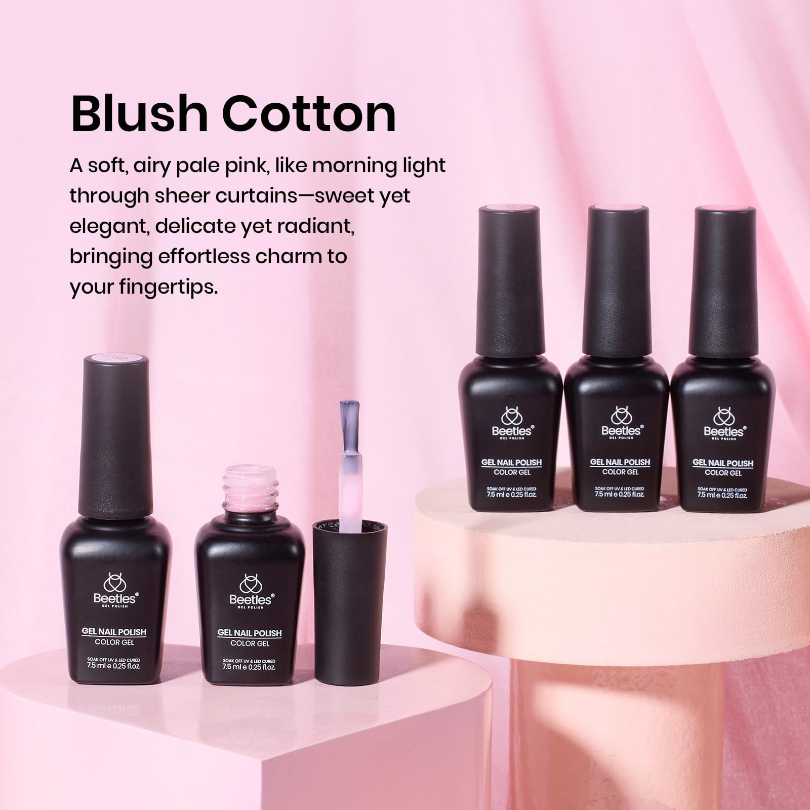 Beetles Pink Gel Nail Polish Set a thoughtful gift for nail lovers.