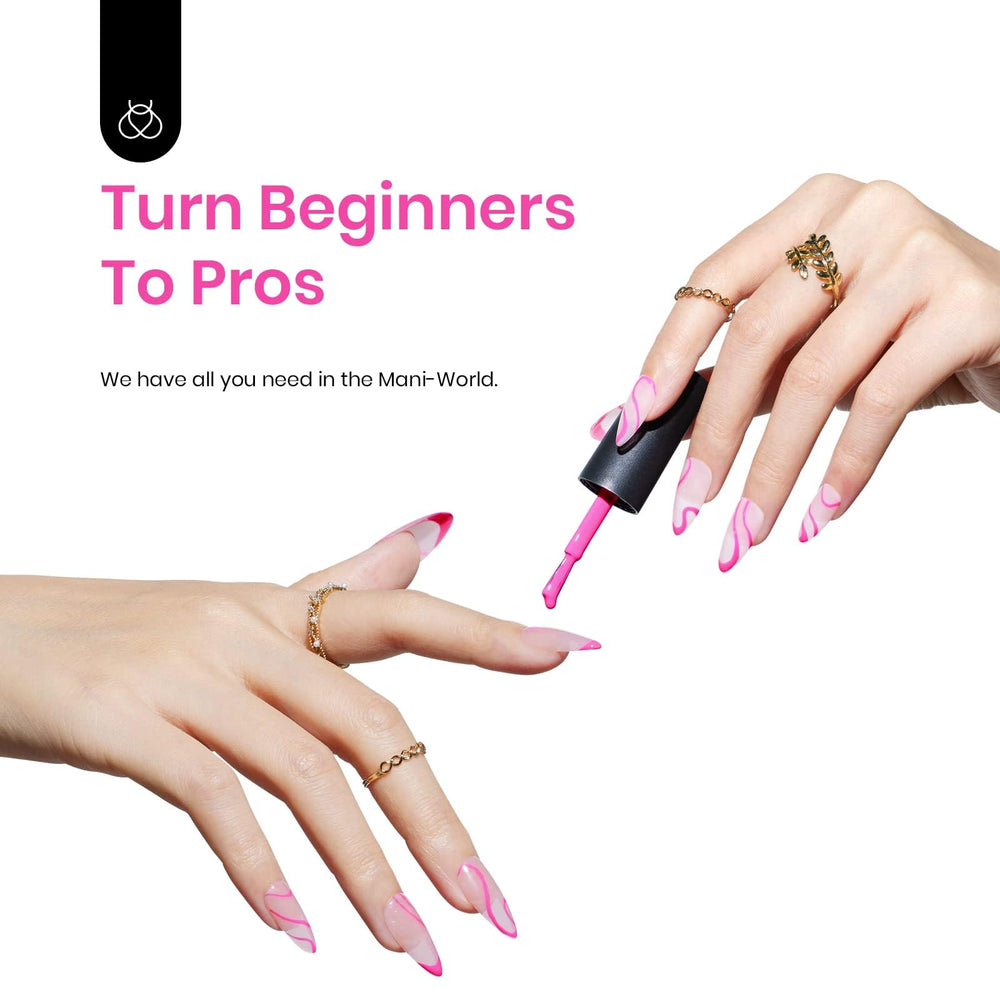 Beetles pink gel polish color code c333 displayed on swatch