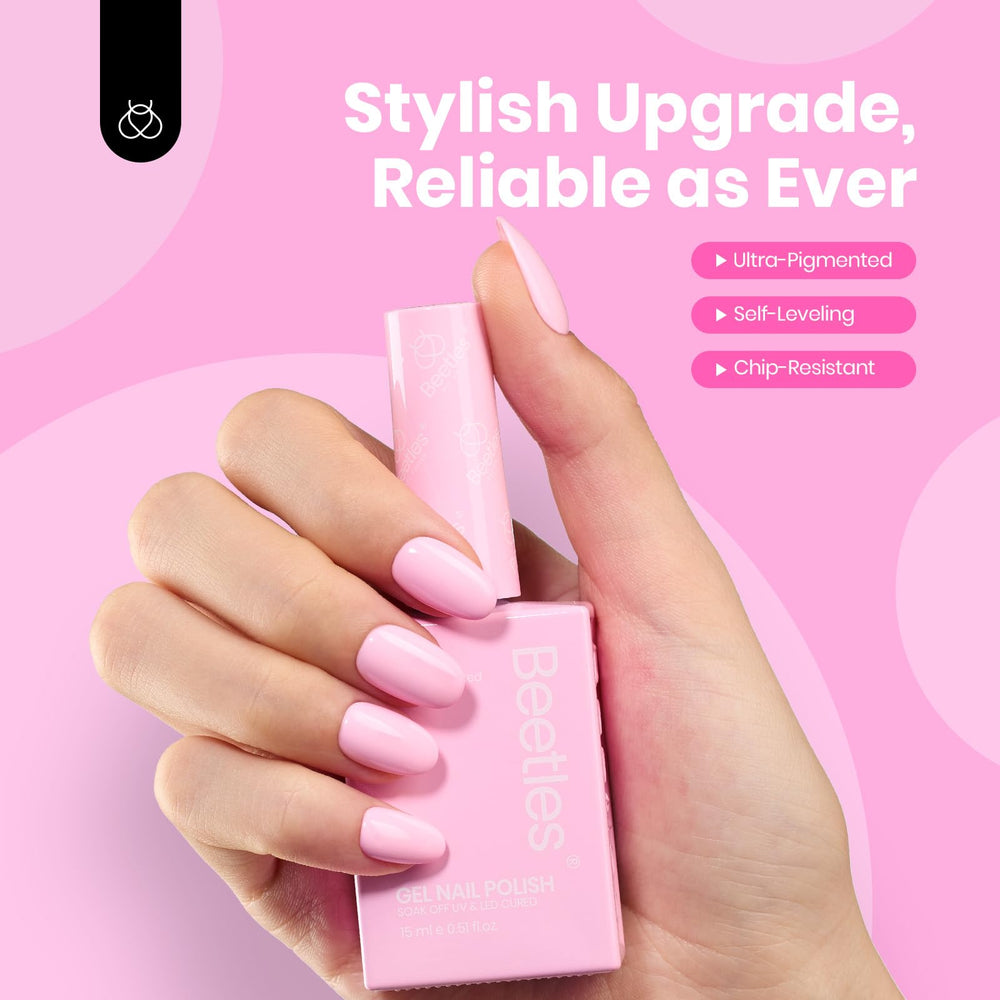 Beetles Rosy Glow gel polish gift set conveying a thoughtful beauty gift.
