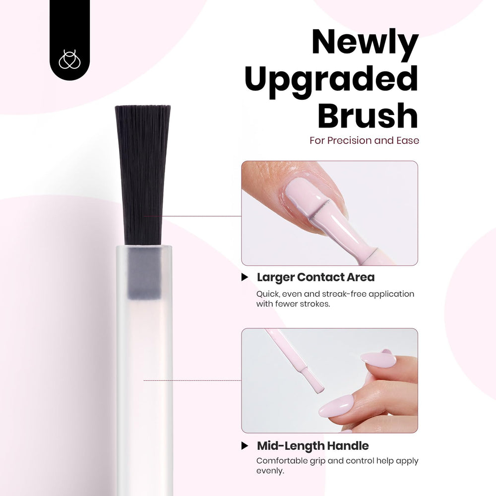 Beetles Pink Gel Polish for at-home salon-style nails.