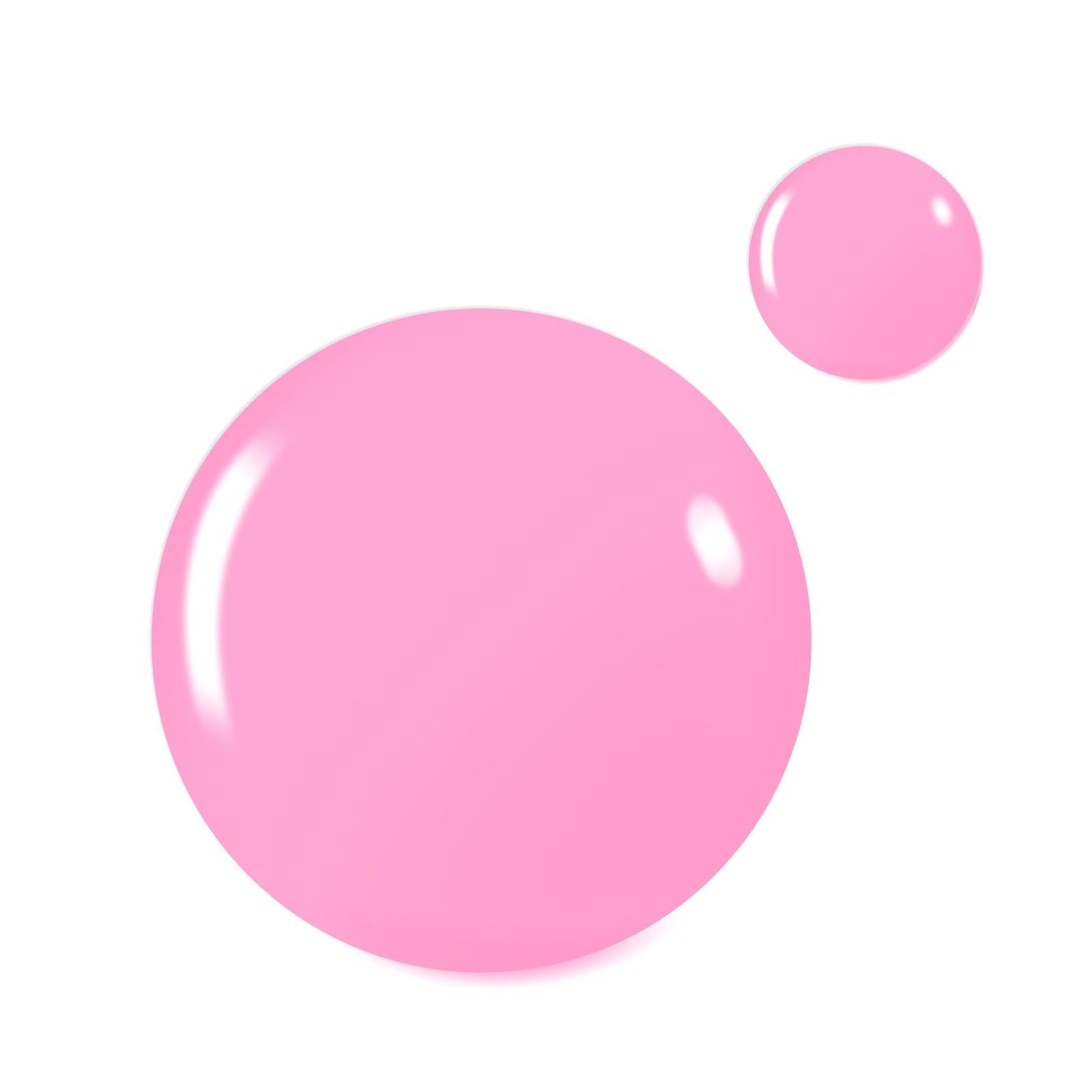 Beetles Pink Gel Polish bottle with brush for quick home manicures.