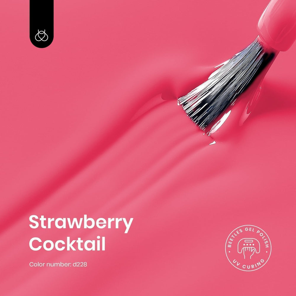 Beetles Strawberry Cocktail color swatches for a salon-ready manicure