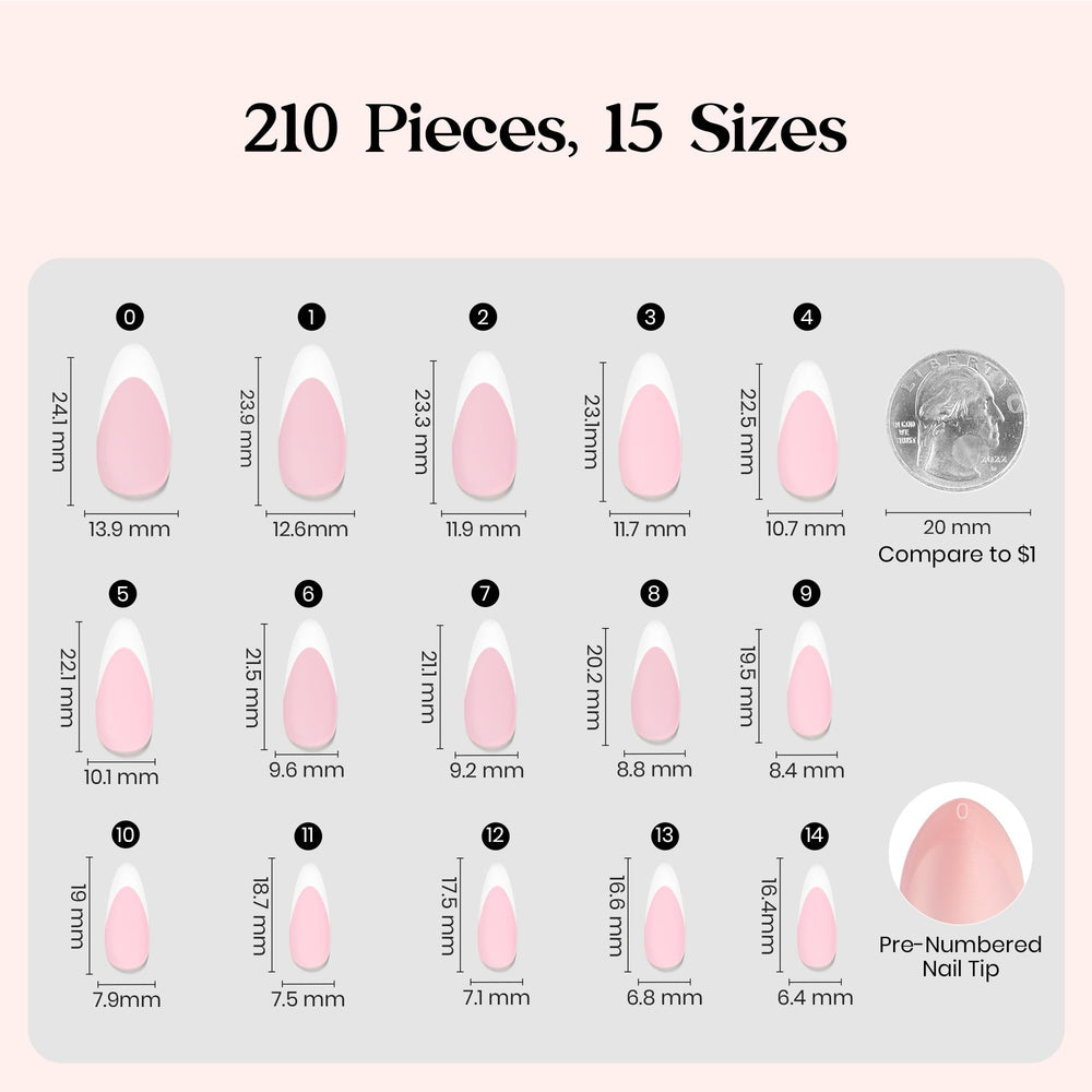 Beetles pink gel with white tip creates elegant French style