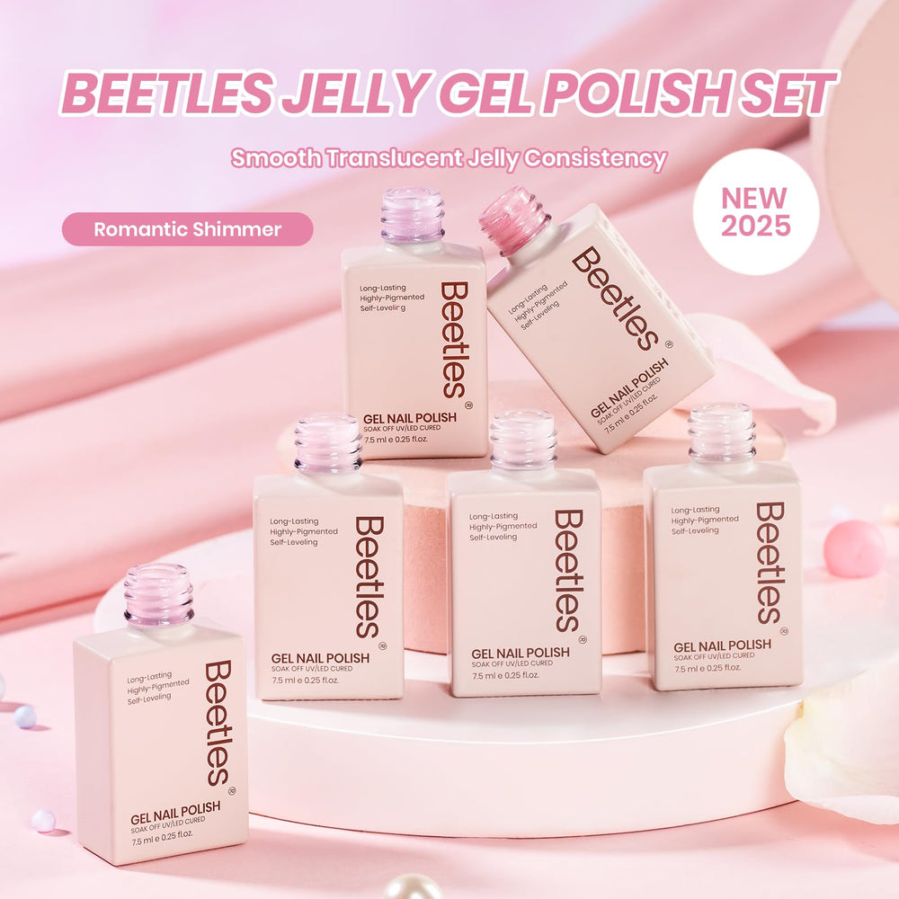 Beetles Pink Glitter Gel Polish packaging appears gift-ready for her