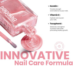 Beetles Pink Nail Polish rose-pearl-shimmer for radiant, shimmering nails.