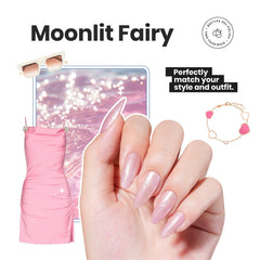Beetles Pink Nail Polish Set quick-dry formula shown on nails