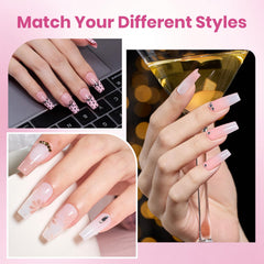 Beetles pre-etched half-matte tips for faster, natural-looking extensions.