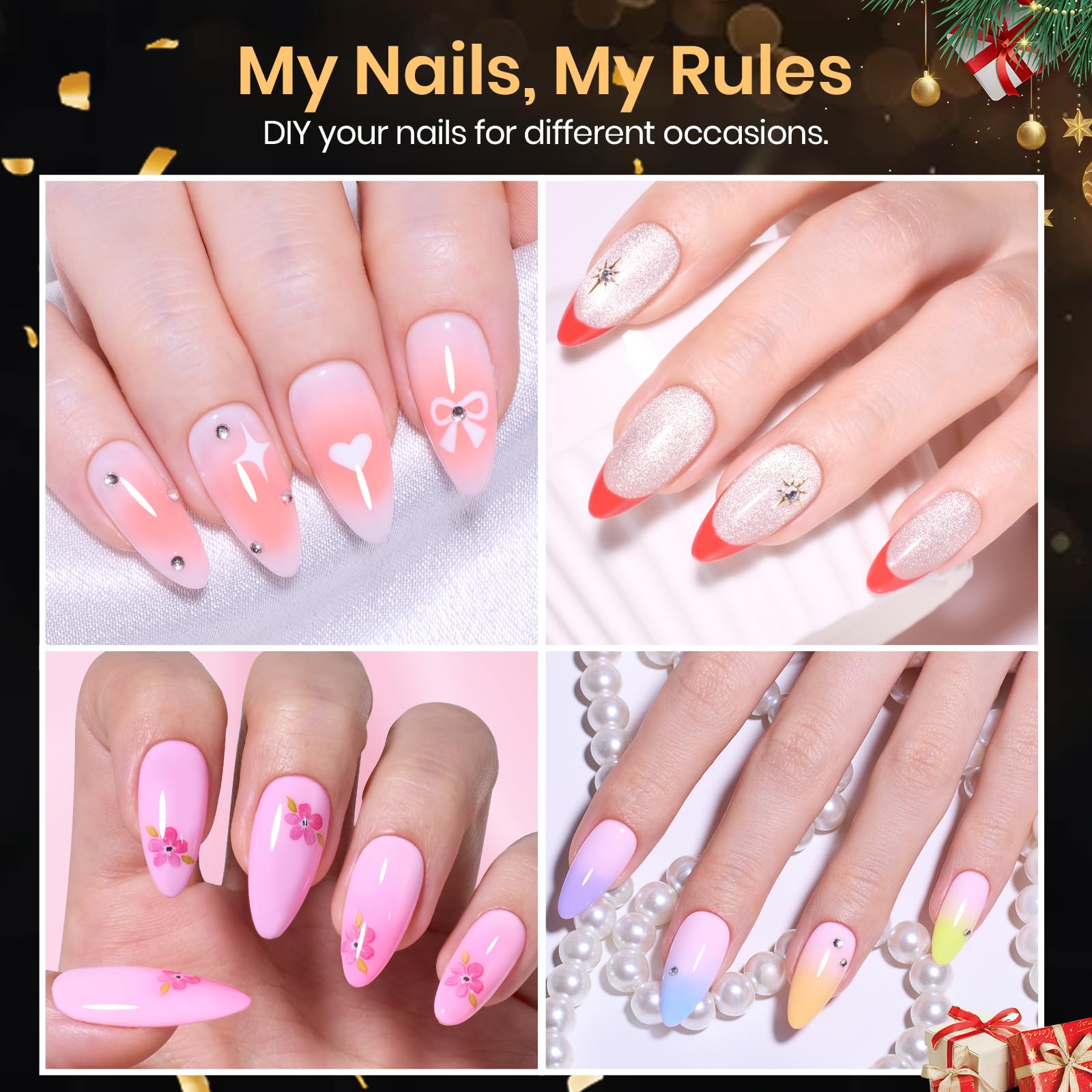 Beetles pre etched soft gel nail tips for quick application